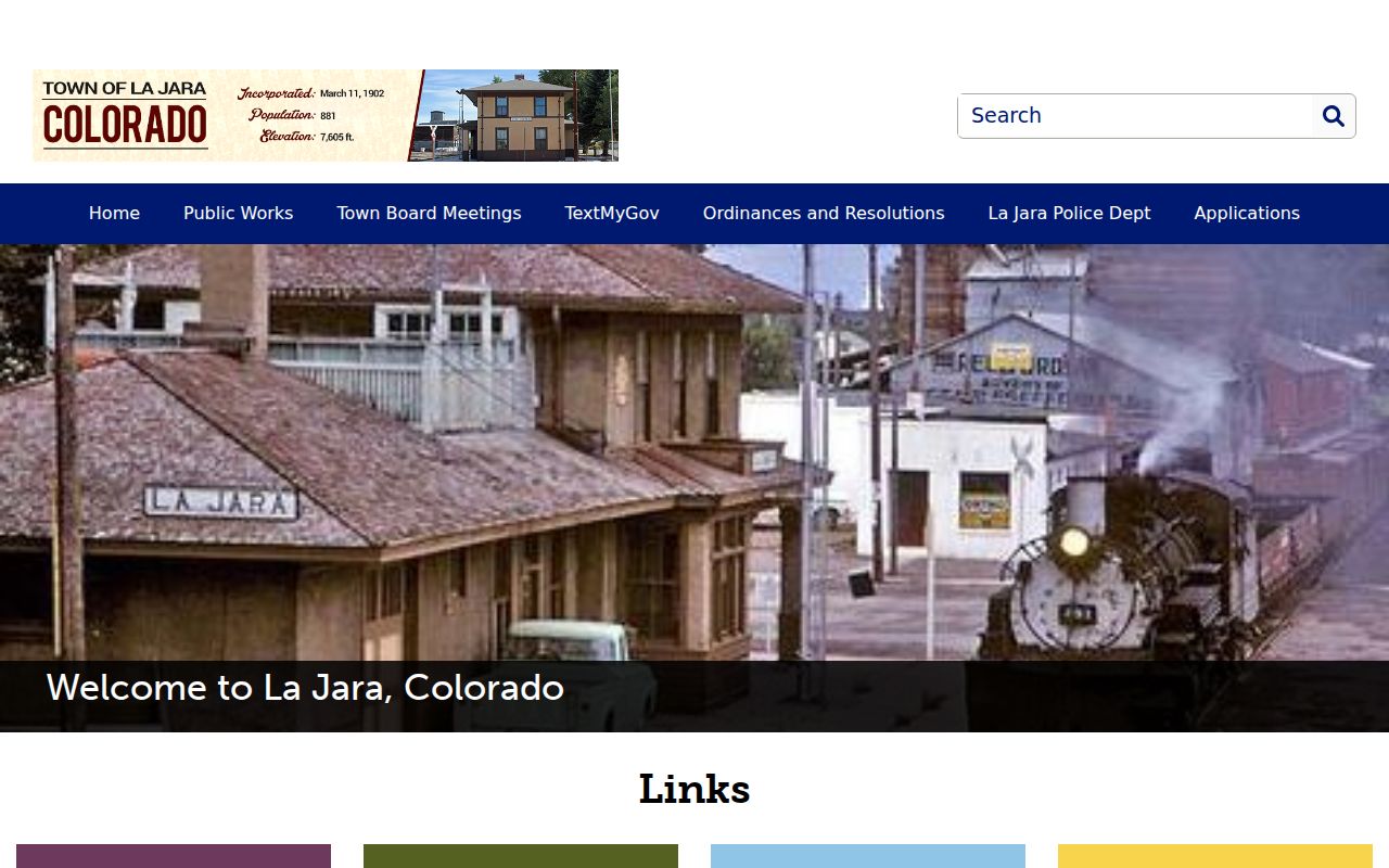 Conejos County municipal warrant court information from the Town of La Jara